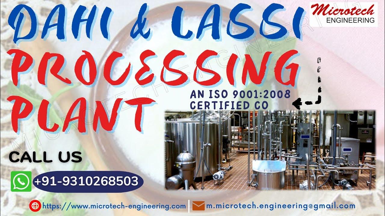 DAHI & LASSI PROCESSING PLANT CURD PROCESSING PLANT BUTTER MILK