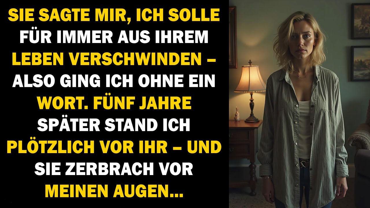 Meine Frau sagte: Verschwinde – also ging ich. 5 Jahre später sah sie mich wieder und brach zusammen