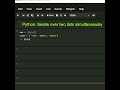 #python Iterete over two list simultaneously