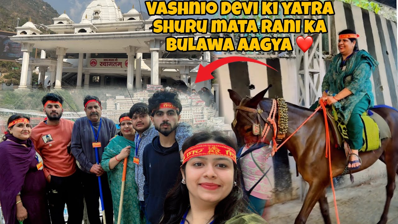 Vashnio Devi yatra ❤️Finally Mata Rani ka bulawa agya. ❤️sbhi k sath aya mza ❤️🧿
