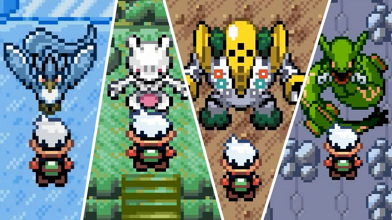 Pokémon Emerald - All Legendary Pokémon Locations (GBA) 