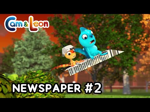 cam-&-leon-|-newspaper-#2-|-cartoon-for-kids-|-funny-cartoon