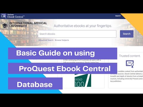 Basic Guide on using ProQuest Ebook Central Database – College Writing Skills with Readings