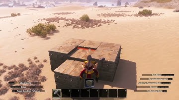 Conan Exiles How to Lower and Raise Foundations