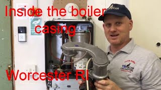 What’s inside a WORCESTER RI HEAT ONLY BOILER, review and strip down of Worcester’s heat only boiler