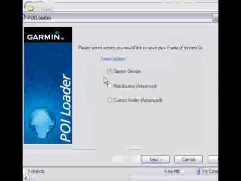 How to Install Gpx to Garmin With POILoader كيف تنقل ملف الرادارات ببرنامج