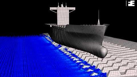 Ship launch - SPH method