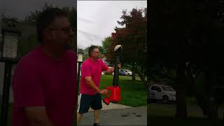 Bernoulli's Principle - with a football! #physics #science #experiment