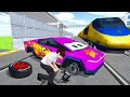 Car Tyre Change Near Train Track 🚗🚆 | 3D Driving Class Gameplay | GaMiNg WiTh CaR