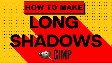 How to Create LONG SHADOWS for a 3D Text Effect in GIMP