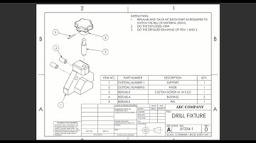Creating an Exploded View and Bill of Materials in SolidWorks | Step-by-Step Tutorial