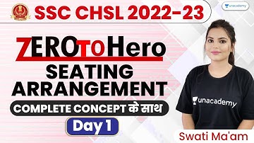 SSC CHSL 2022-23 I Seating Arrangement | Complete concepte ke sath by Swati Sonal