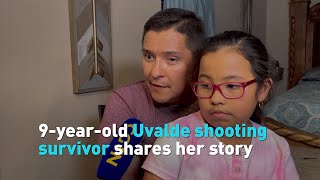 9-year-old Uvalde school shooting survivor shares her story