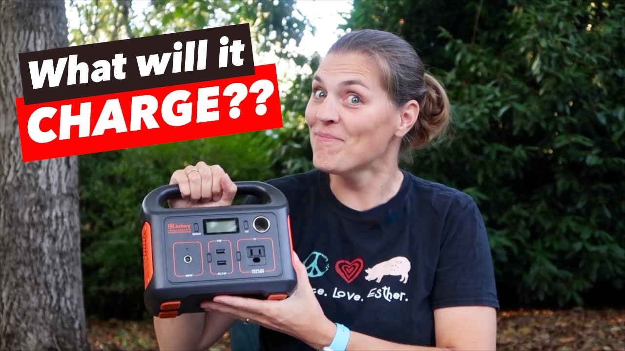 Jackery 240 Power Station vs Dry Camping - What will it charge??