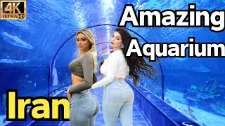 Travel vlog(walking tour in amazing and unbelievable Aquarium 4k)North of iran ایران