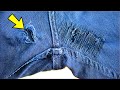 How to darning jeans  darn jeans for my friend  bernina darning jeans  darning denim