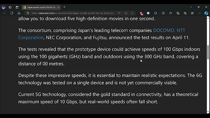Japan unveils world's first 6G device, promising 20x speed of 5G