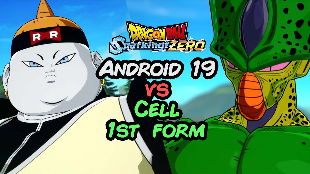 Dragon Ball: Sparking! Zero - Android 19 vs Cell 1st form - YouTube