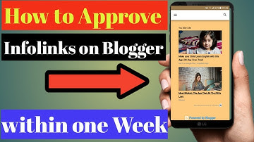 How to Approve infolinks on Blogger within one Week For Small Bloggers || By Daniyal Nadeem.