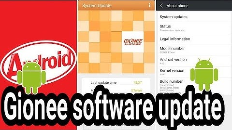 How to Gionee ka phone software update kaise kare