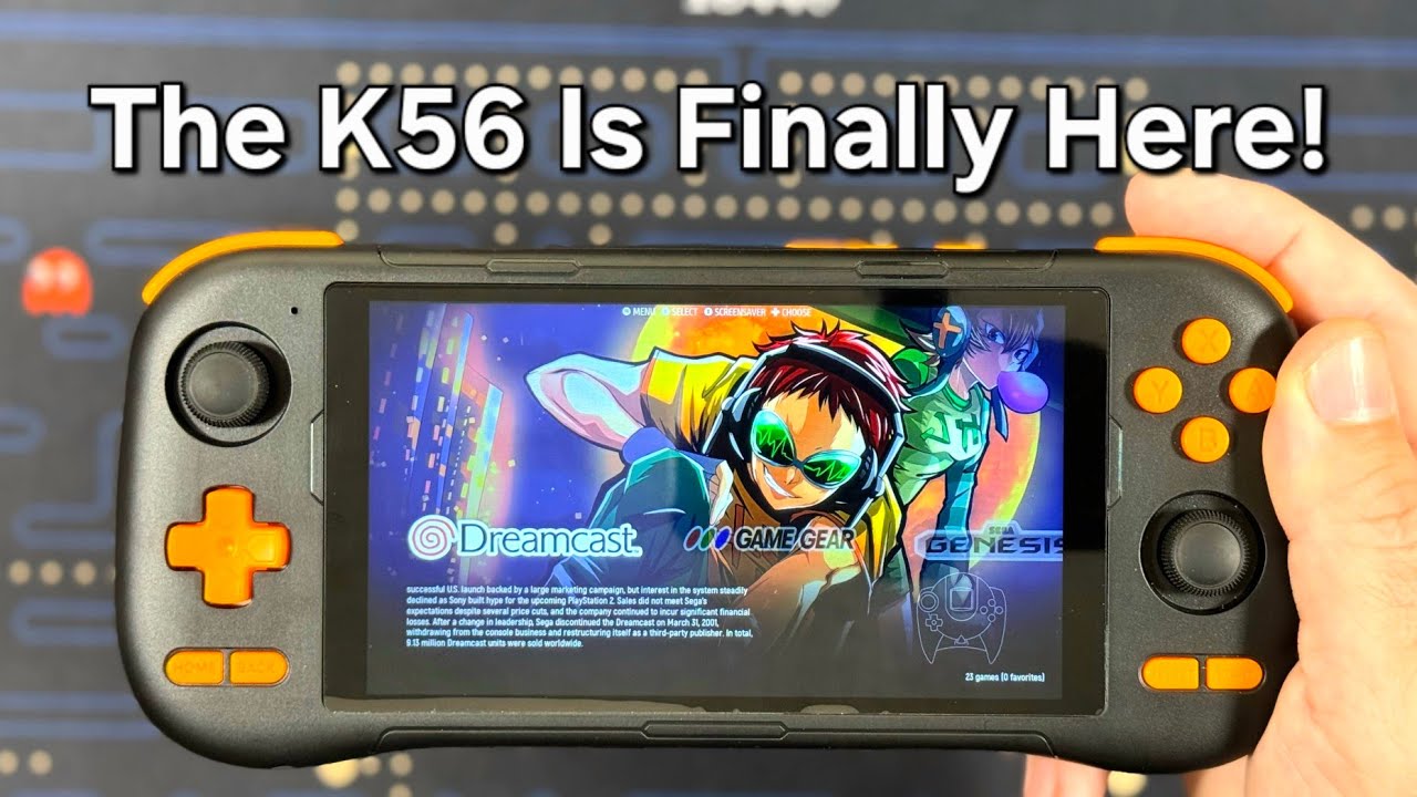 Портативная ретро-консоль KinHank K56 — готова к игре!