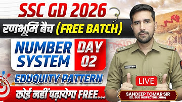SSC GD 2026 Maths Classes 🔴 Number System (संख्या पद्धति) Class 02 🔴  Complete Batch Free #sscgd