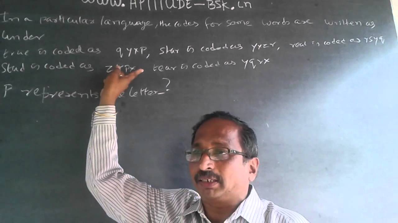 Logical Reasoning Coding Decoding 6 HCL maths is fun
