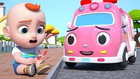 Wheels On The Ambulance Kids Songs - Boo Boo Song | Kids Cartoons and Nursery Rhymes