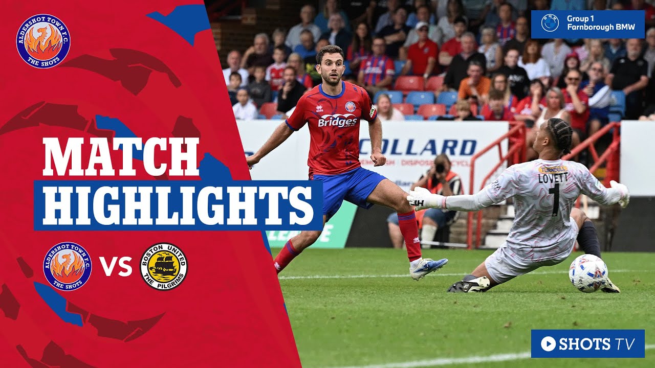 MATCH HIGHLIGHTS: Boston United (H)