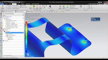 NX CAE  : How to Simulate Sheet Metal (or 2D Simulation) with Uniform Thickness