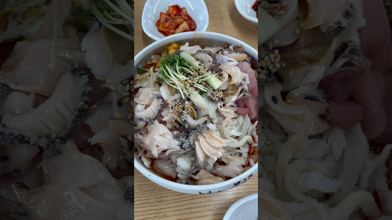 물회 중 해산물 이만큼 들어간 곳 또 있을까요??#속초 #속초항아리물회#항아리물회#물회#여름