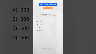 Percentage Question #maths #shortsfeed #shorts
