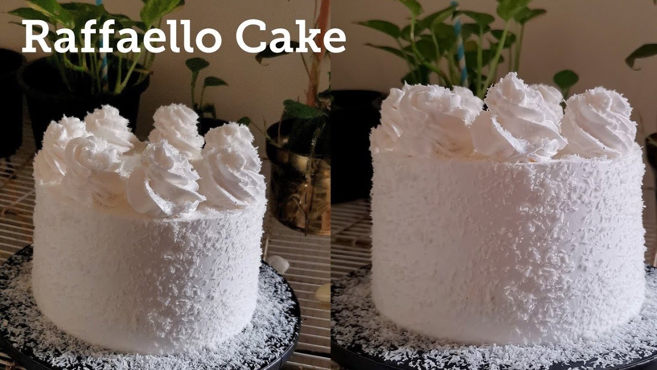 1 kg Raffaello Cake. Secrete Recipe With Special Ingredient. റഫലോ കേക്ക് ഇതുപോലെ ചെയ്ത് നോക്കു