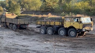 Tatra 815 6x6 против vs. Tatra 813 8x8 / Tauziehen Tug of War