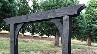 DIY Gate Arbor