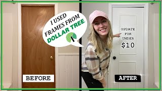 Modernize Your Interior Doors  |  DIY Projects With Dollar Tree Items