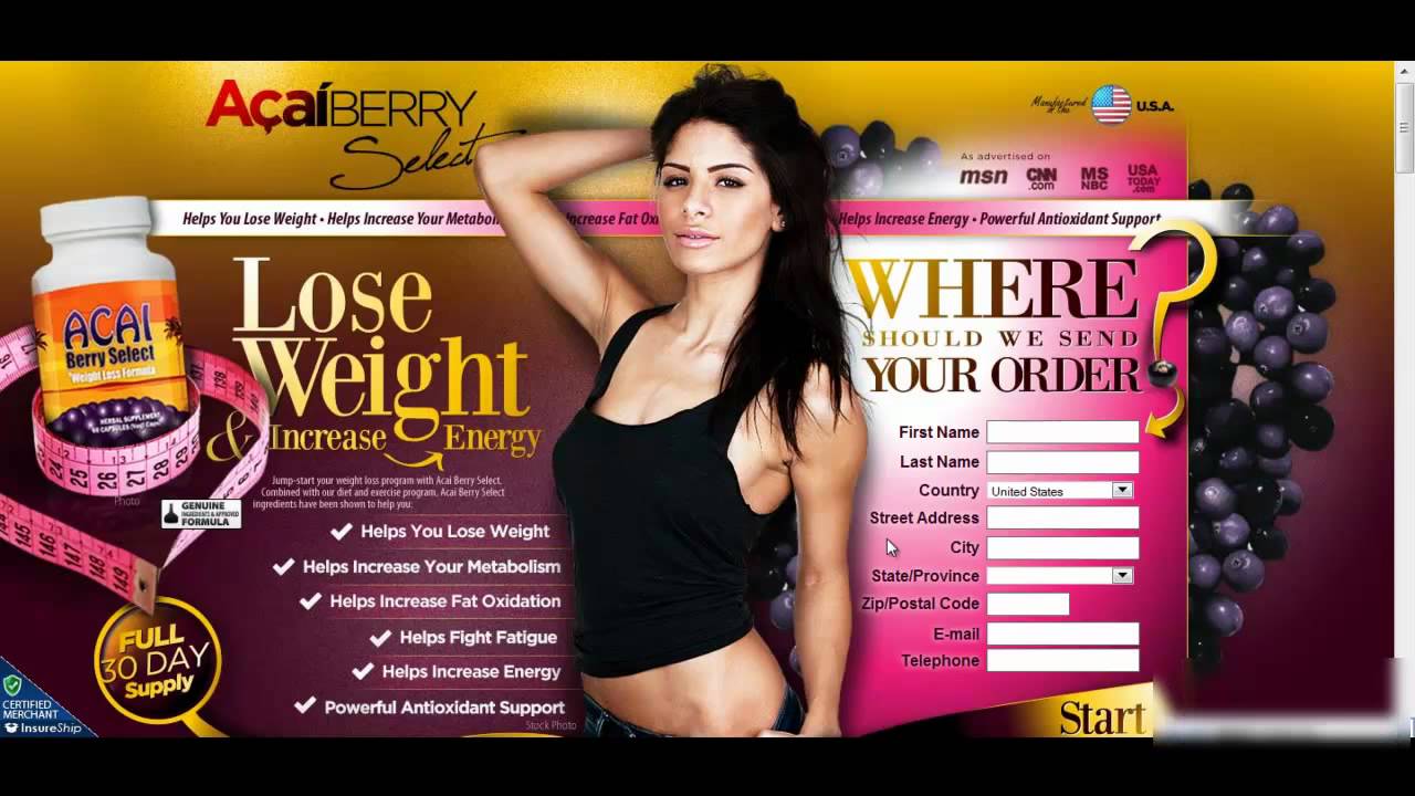 Lose Weight With Acai Berry! Guaranteed Results With This Natural