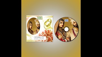 How to make CD or DVD cover Design by adobe Photoshop CS6|Photoshop Tutorial