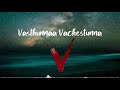 Vasthunnaa Vachestunna Lyrics | V Songs | Nani, Sudheer Babu | Amit Trivedi | Shreya Ghoshal Mp3 Song