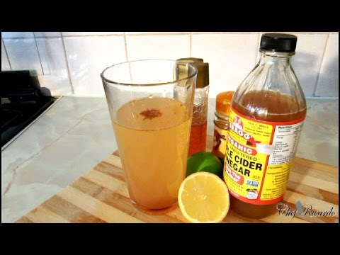 weightloss-and-detox-apple-cider-vinegar-drink-|-recipes-by-chef-ricardo