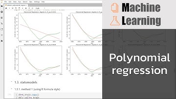 สอน Machine Learning: การทำ Polynomial Regression