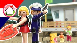 Playmobil politie filmpje Nederlands Dieven op het strand - Familie Huizer Speelgoed kinderfilms