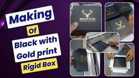 Beautiful Rigid Box Manufacturing: Tips and Tricks #packaging #rigid #art #craft #luxurypackaging