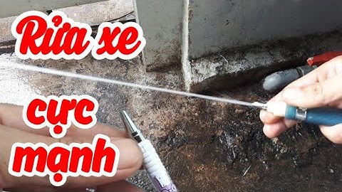 Chế vòi xịt rửa xe tăng áp cực mạnh |  XM24h