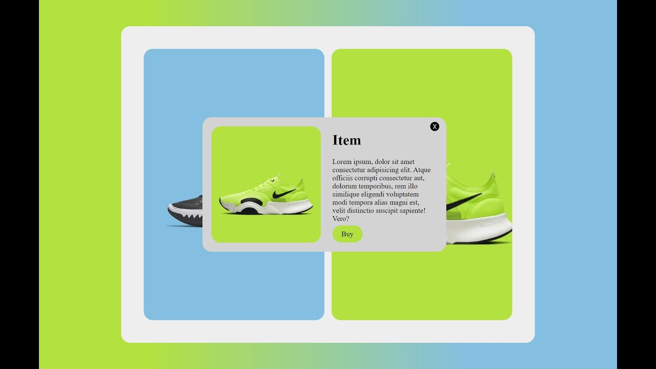 Modal on Card UI Part 2 (Modal 2 Fixed)| Day 332 of Web Development ...