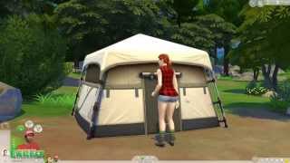 The Sims 4 Outdoor Retreat: Tent Woohoo