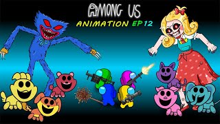 Crazy AMONG US vs MISS DELIGHT || Poppy Playtime 1,2,3 x AMONG US Animation