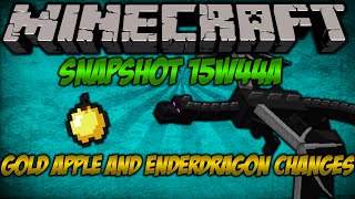 Minecraft Snapshot 1.9 15w44a Ender Dragon and Gold Apple Changes screenshot 1