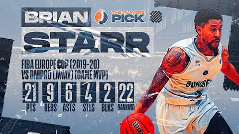 Brian Starr   MVP performance vs Dnipro FIBA EUROP...