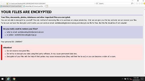Worlddecoding ransomware removal [.Worlddecoding file virus].